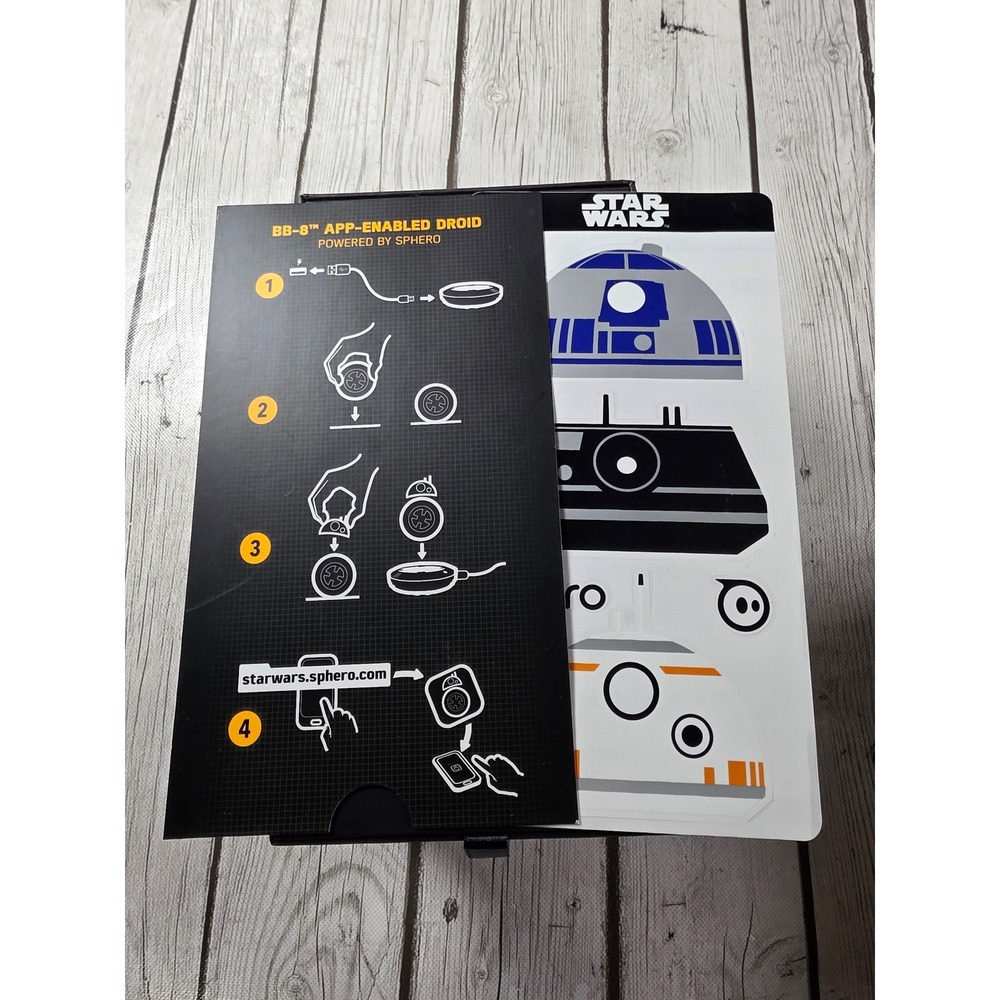 Star Wars BB-8 App-Enabled Droid by Sphero Model R001 with Charging Base Box - Picture 2 of 5